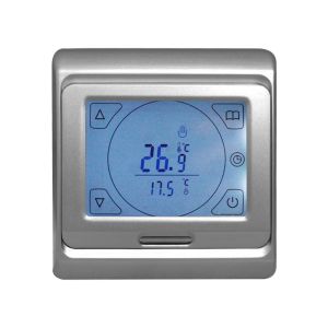 China Touch Screen Heated Floor Thermostat Programmable 2VA Power Consumption on sale
