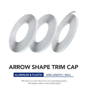 Cheap 35m Led Illuminated Plastic Trim Cap Channel Edging For Decoration for sale