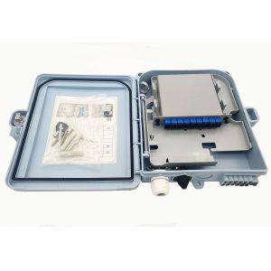 Hard Waterproof IP67 Fiber Termination Box PLC Splitter 1 X 16 SC / UPC With PC