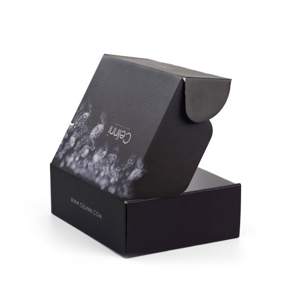 Quality Tuck Top Cardboard Printed Mailer Boxes , Black Cardboard Gift Boxes wholesale