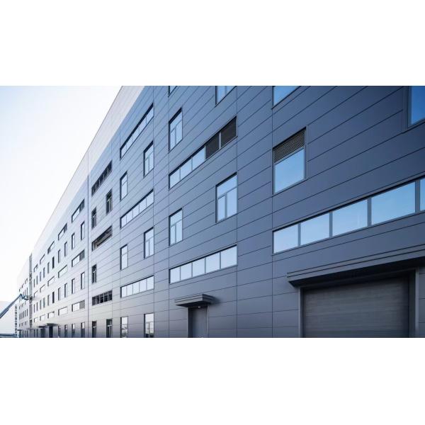 Quality Sandwich Panel Cladding Steel Structure Warehouse Design And Fabrication Solution wholesale