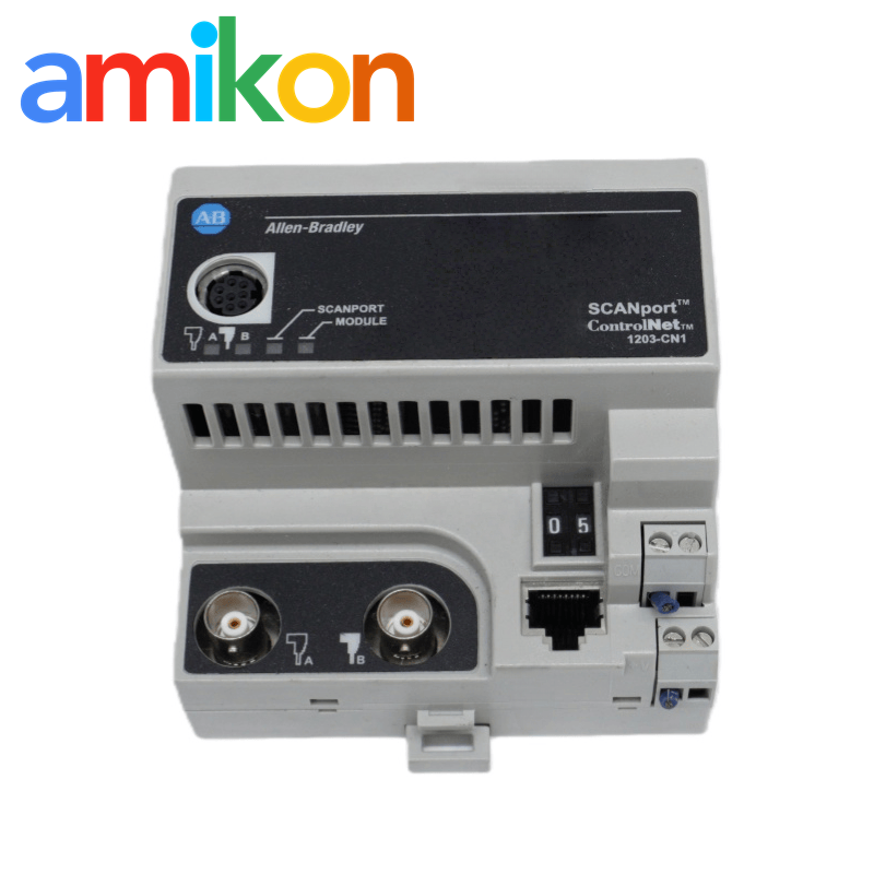 Cheap 8 Pin Mini DIN Cable Allen Bradley 1203-CN1 ControlNet To SCANport Communication Adapter for sale