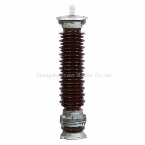 Glazed Lightning Arrester Insulator 66kV Surge Arrester
