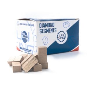 Customized 24*8*13mm Marble Tip Diamond Segment for Soft and Hard Cutting in