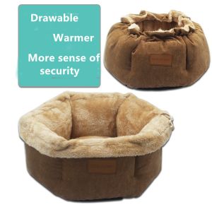 Corduroy Deep Sleep Dog Bed Nest Warm Cat Sleeping Bag Removable Washable