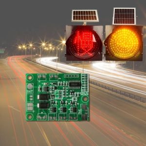 Solar Traffic Light Controller Board 2.4G Wireless Synchronous Transmission