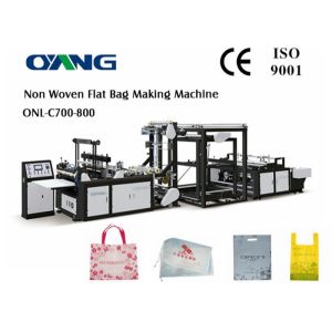 Multifunctional U - Cut Non Woven Bags Making Machine With 5 Sets Ultrasonic