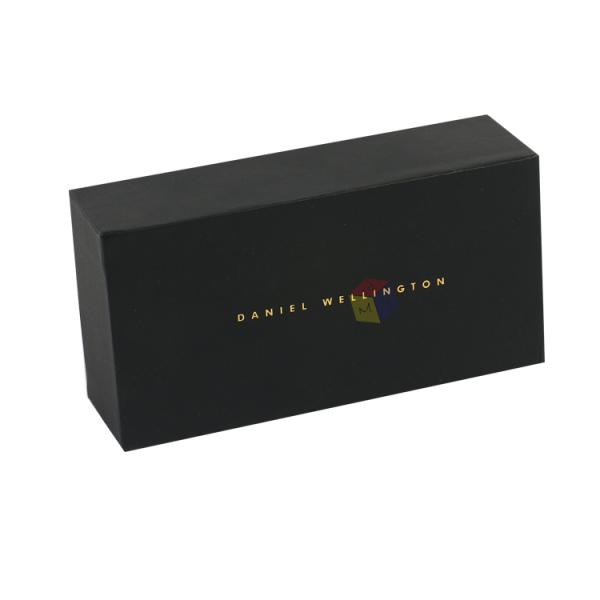 Customizable Men's Gift Boxes Luxury Matte Black Rigid Cardboard Razor Blade Packaging