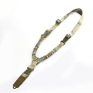 Single-Point Tactical Rifle Sling Multi-Function Adjustable Crossbody Strap