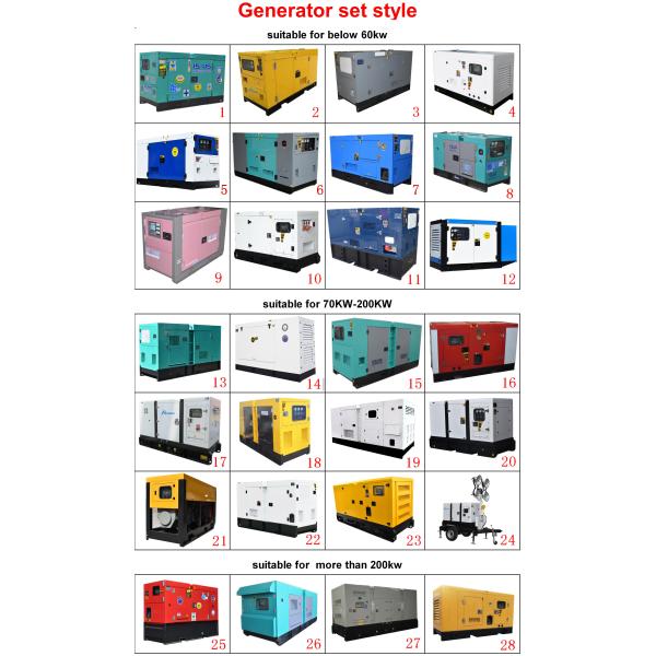 SASO 50KVA 40KW Diesel Powered AC Generator