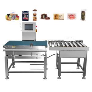 China Automatic Weighing Dynamic Checkweigher Food Packaging Check Weigher on sale
