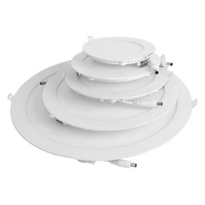 Round Led Ceiling Light Panel With 12W RA95 White Frame For Kitchen Closet