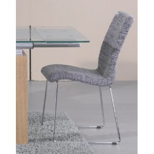 Modern Style Extendable Glass Table 200cm Length Rectangular Extendable Dining