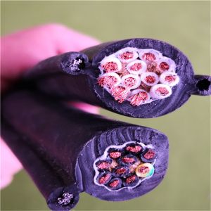 Round Pendant Control Cable with 1 Steels For Crane and Lifter RVV1G 8*1.0MM2