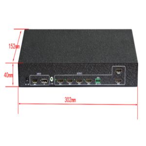 1x6 Video Wall Controller HDMI Splitter | LCD Wall Controller for 6 TV Display