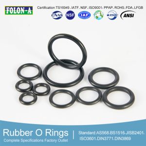 70A Durometer Low Compression Set O-Ring Gaskets Black