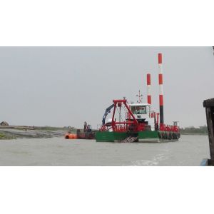 24 inch Cutter Suction Sand Dredger with Spud Carriage for 15m Dredging Depth