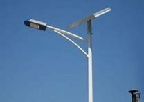 China Q345 high mast Floodlighting galvanized  security light post on sale