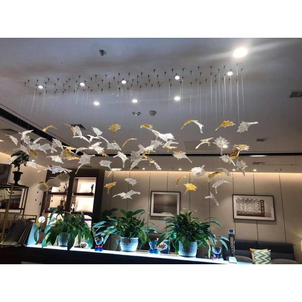 Professional Indoor Decoration Crystal Lamp String Modern Luxury Wedding Decoration Ceiling Light