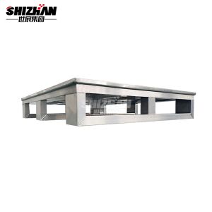 Heavy duty rack system Pallet 1200x1200 Dynamic 2 Ton Solid Support Bottom