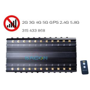 WiFi Infrared Remote Control 22 Antennas 5G Signal Jammer Blocker