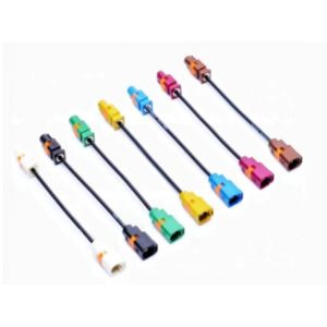 Copper Fakra Cable Assembly Custom For Intelligent Automotive