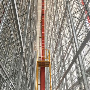 Cheap 40m Automated Retrieval System Steel Double Deep Storage for sale