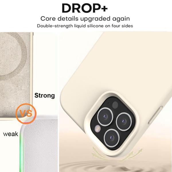 IPhone 14 13 Pro Max Magsafe Silicone Case Shockproof Protection Mobile Cover