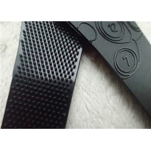 Garment Sleeve Custom Clothing Patches TPU Velcro Dull Polish Surface With Shiny