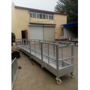 China zlp800 100M lifting Hanging gondola / electric susended platform / suspended scaffolds on sale