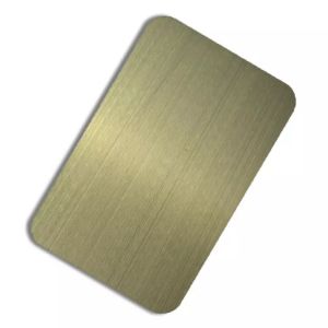 Inoxidable PVD Brushed Stainless Steel Sheet Rustproof Hot Rolled