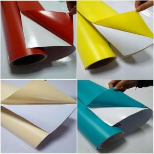 China Permanent Glue Length 50m PVC Vinyl Sticker Roll For indoor outdoor signs on sale