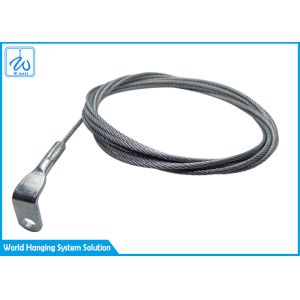 Big Pull 7x7 Stainless Steel Wire Rope Assembly With 90 Degree Bending Terminal