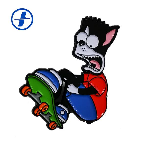 Quality Wholesale metal dye black Customized soft enamel lapel  pins badge wholesale