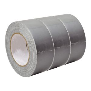 Heavy Duty Synthetic Rubber Fabric Gaffer Tape Waterproof Silver Duck Cloth Tape