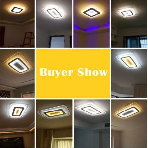 Designer Surface Mounted Ceiling light fixtures with remote controller for