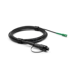 Mini SC/APC to SC/APC Outdoor Simplex Fiber Patch Cord, OS2 9/125, LSZH Jacket