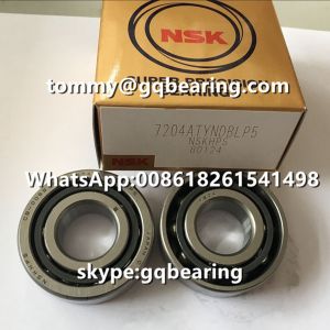 P5 Precision Light Preload NSK 7202ATYNDBLP5 Angular Contact Ball Bearing