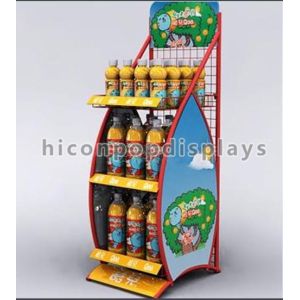 Drinks Retail Merchandising Displays 4 Tier Waterproof For Beer