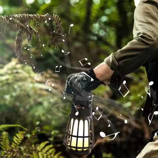 10W LED Hanging Camping Light 1600K 3200K 4500K USB Hanging Light With Bluetooth