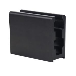 Aluminum U Channel Profile for Glass Fenced Geosyncline on Balcony Fence