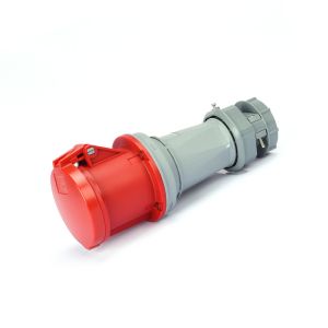 CE Nylon PA6 63A 5 Pin 400V Electrical Plug Socket