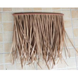 Artificial Fireproof Synthetic Thatch Roof Tiles with Customized PVC Material