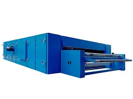 Quality Single belt hot air circulation oven for thermal bonding soft poly wadding  wholesale