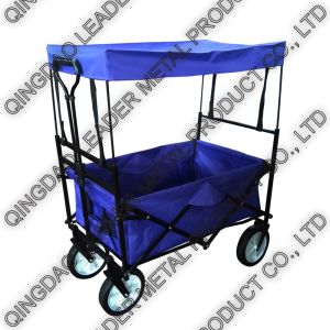 Cheap Folding Utility Wagon with Canopy &amp; Expanded Handle - TC1011D ET for sale