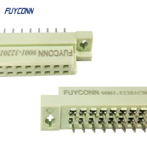 2 Rows Female DIN41612 Straight PCB 2x10P Eurocard Connector