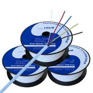 Bare Copper Wire CPR Eca Alarm Security Cable 2/4/6/8/10/12/14/16/18/20cores