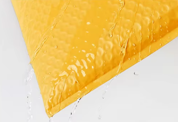 Biodegradable Self Seal Bubble Bags Waterproof Custom Poly Bubble Mailer Orange