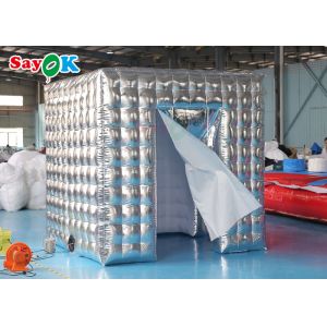 Inflatable Party Tent Oxford Inflatable LED Photo Booth Background Wall Remote