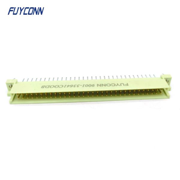 DIN41612 Male Connector 64 Pin Straight PCB 2 Rows 2*32 Pin Eurocard Connector W